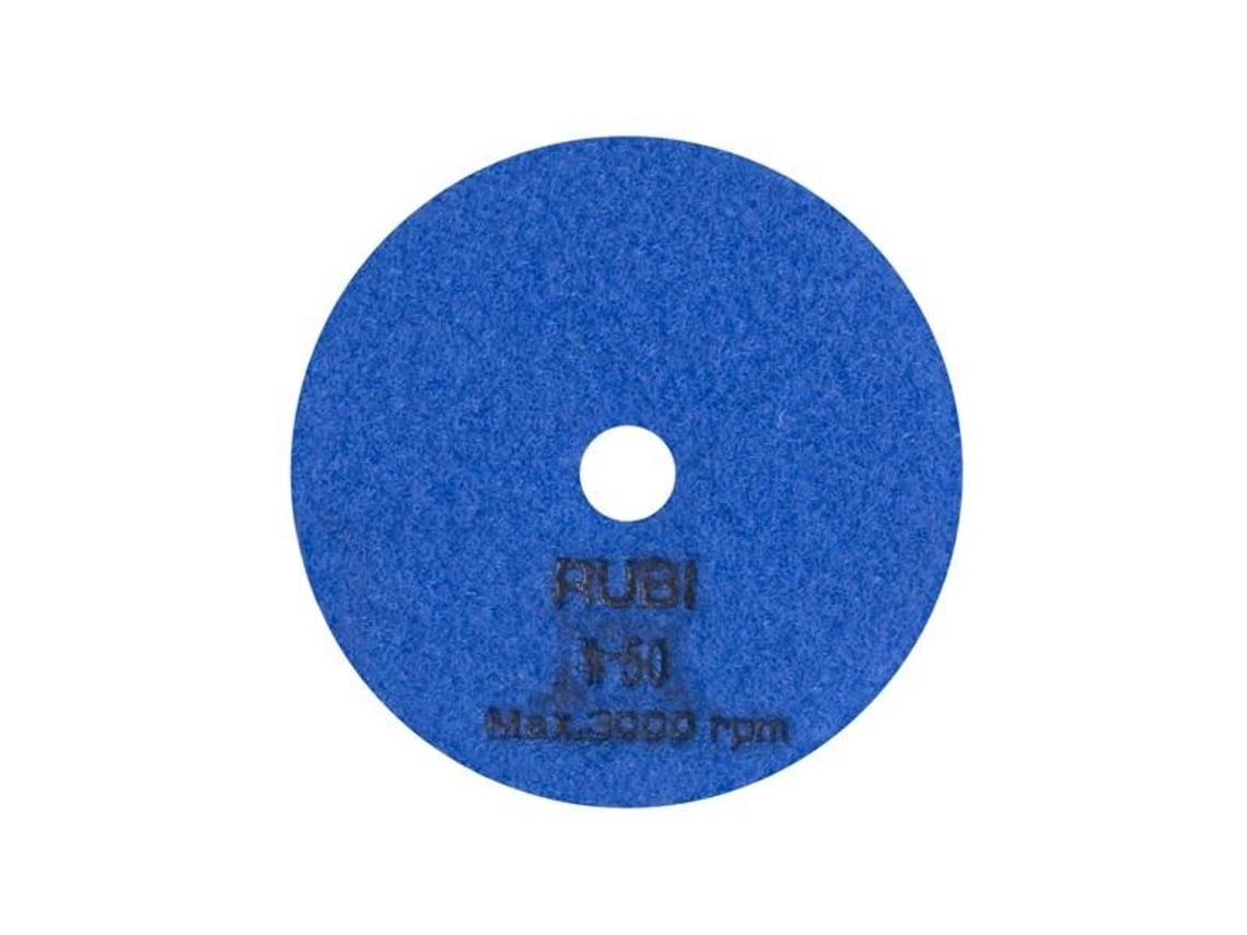 62970 Disco Flexible Diamantado Para Pulir 100 mm Grano 50 RUBI