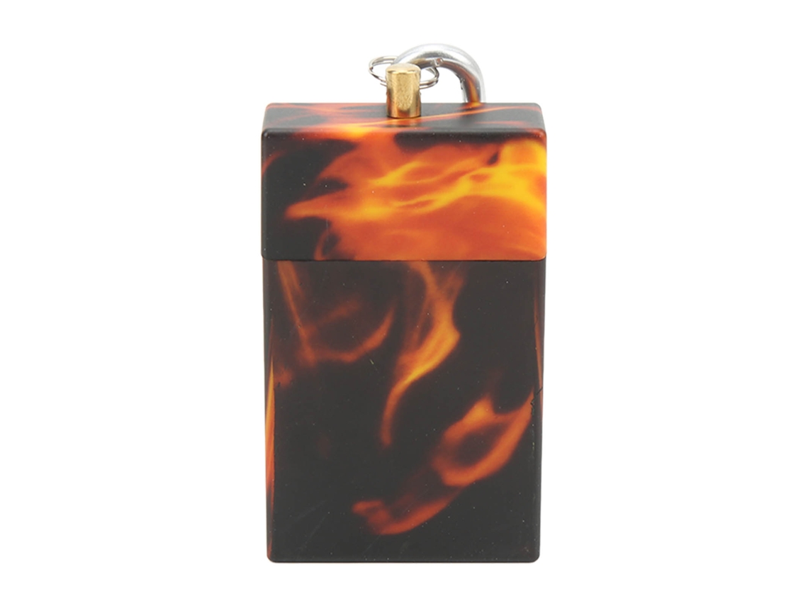 Cenicero Portátil De Bolsillo De Acero Inoxidable Con Gancho Para Colgar, Ideal Para Cigarrillos Y Viajes Al Aire Libre.
