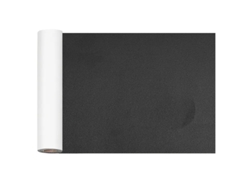 Rollo de tela de ante autoadhesiva de 30 x 140 cm, ideal para tapizar muebles y reparar sofás. Mdug (negro).