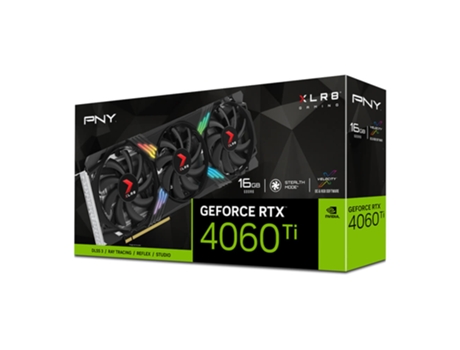 Placa Gráfica Vga PNY Rtx4060Ti 16Gb Xlr8 Gaming Verto Edit. 16Gb Gddr6X Hdmi/Dp