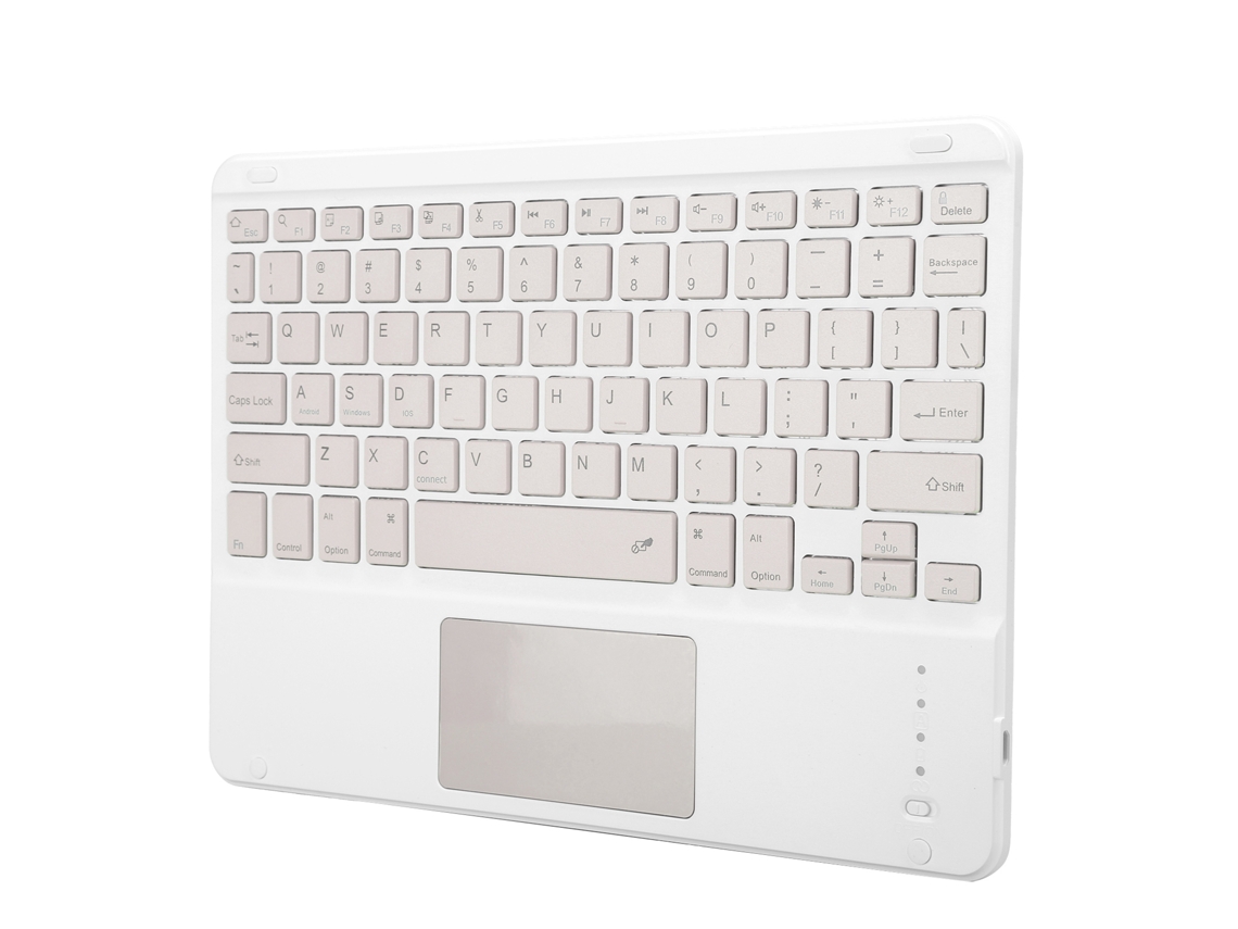 Accesorios de computadora Teclado remoto inalámbrico para Windows, iOS y Android Golden Light