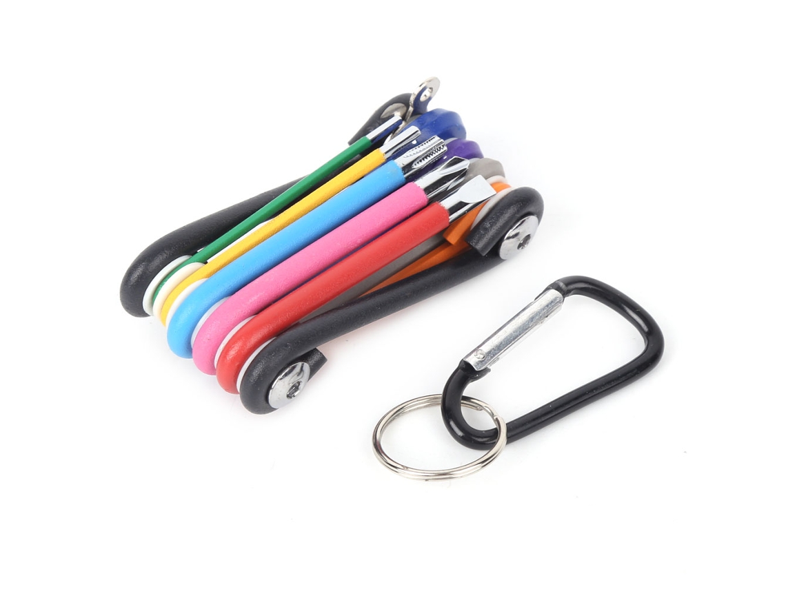 Juego De Herramientas Multifuncionales 9 En 1 Para Reparación De Bicicletas: Mini Kit De Llave Inglesa Y Llave Allen.