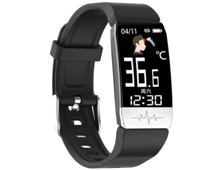Smartwatch MDUG Monitor de Frequência Cardíaca Preto
