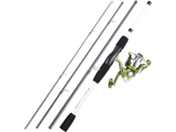 Combo De Caña Y Carrete Pesca Fibra Carbono, 1,98 M, 4 Secciones, 5,2:1, Kit Completo (1,98 M - 2000, Tipo 4),