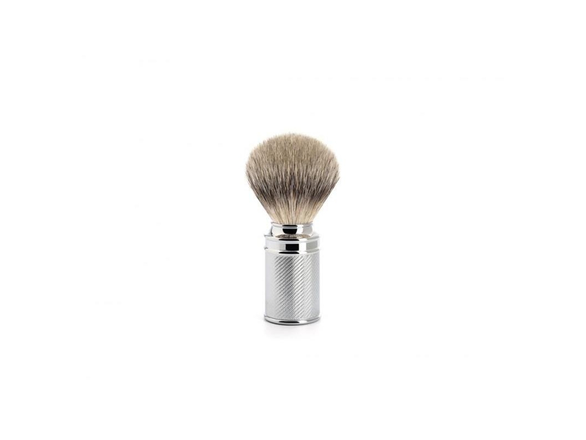 Brocha de afeitar sintética, plata MÜHLE