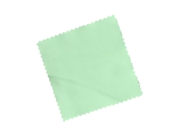 Paño de limpieza para gafas de 6 x 8 cm, de terciopelo de doble cara, para joyas, color verde fruta, dorado y plateado, 100 unidades