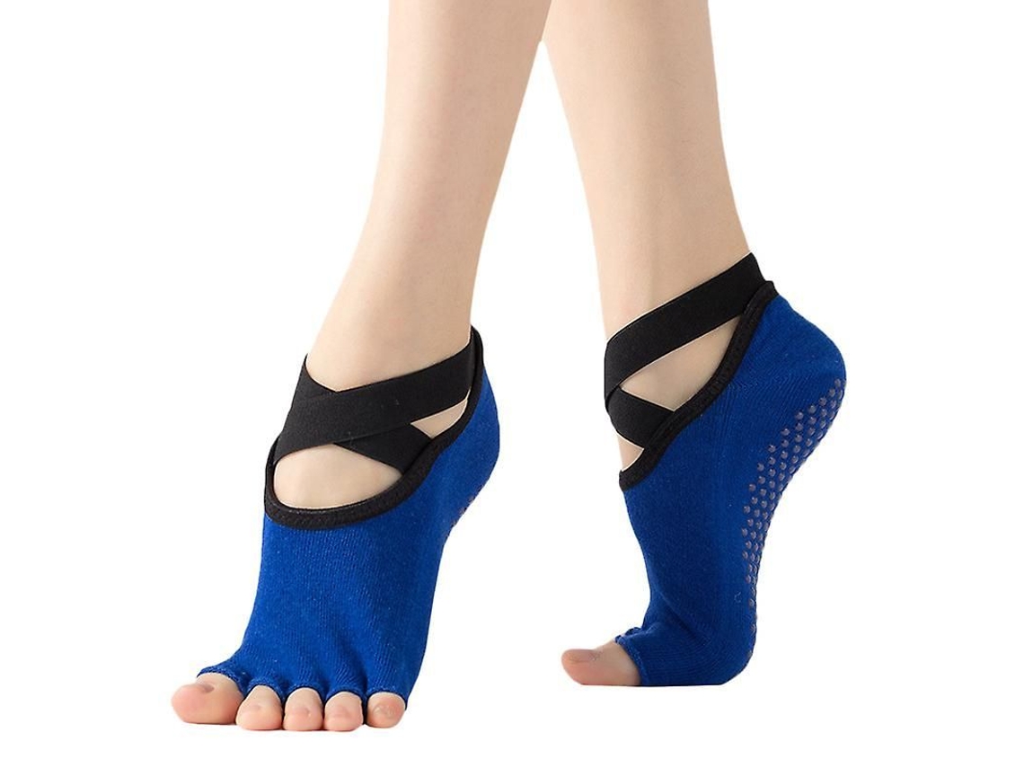 2026-calcetines De Yoga Antideslizantes Para Mujer Con Sujeción Skid Grip De Punta Abierta Pilates Ballet Gimnasia Danza