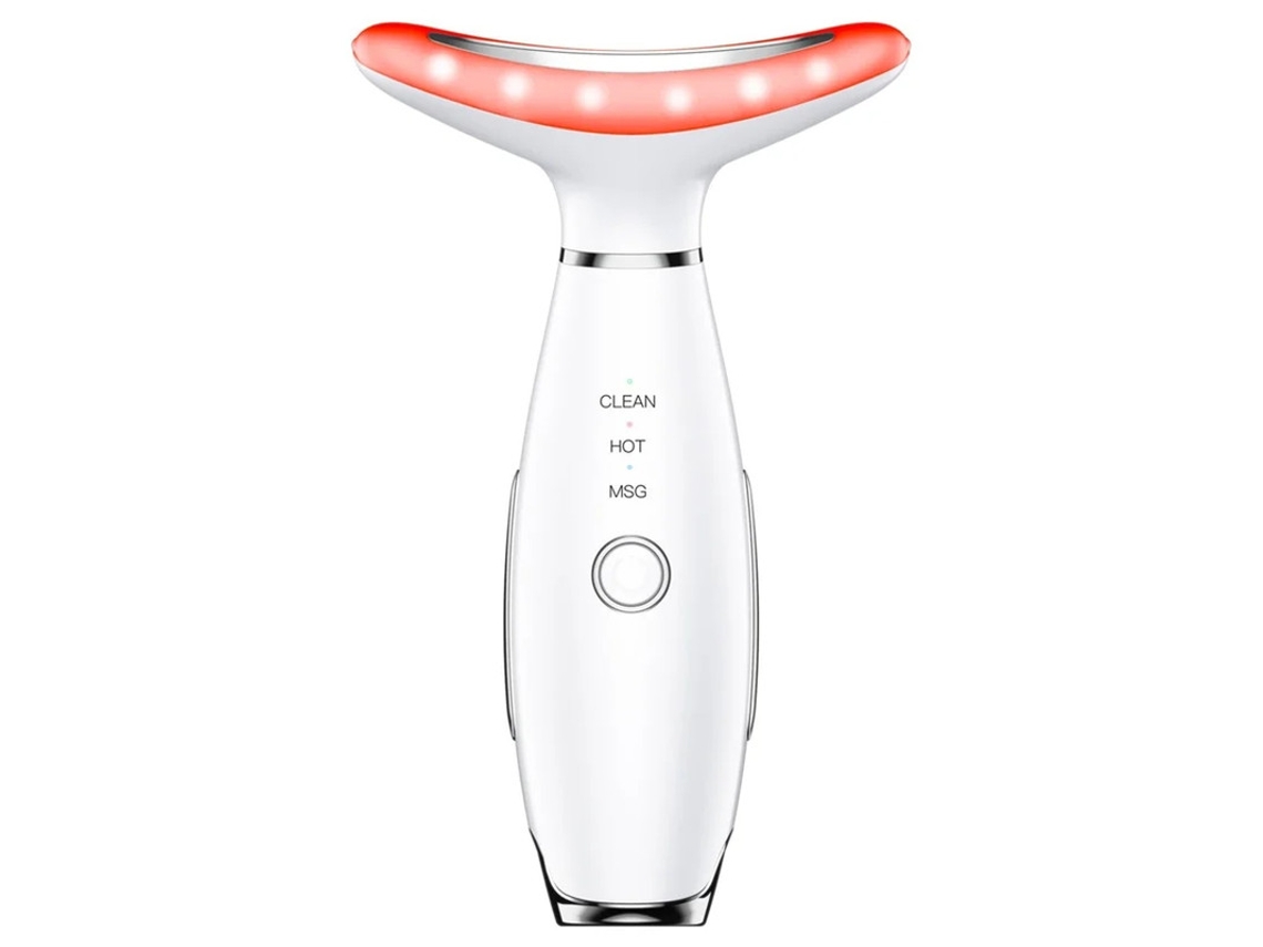 Massajador Facial De Pescoço Massajador Facial Portátil Ferramenta Multifuncional Facial Branco Yizhood