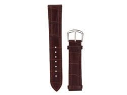 Correa de reloj de piel sintética con textura de bambú y hebilla metálica (2 unidades)