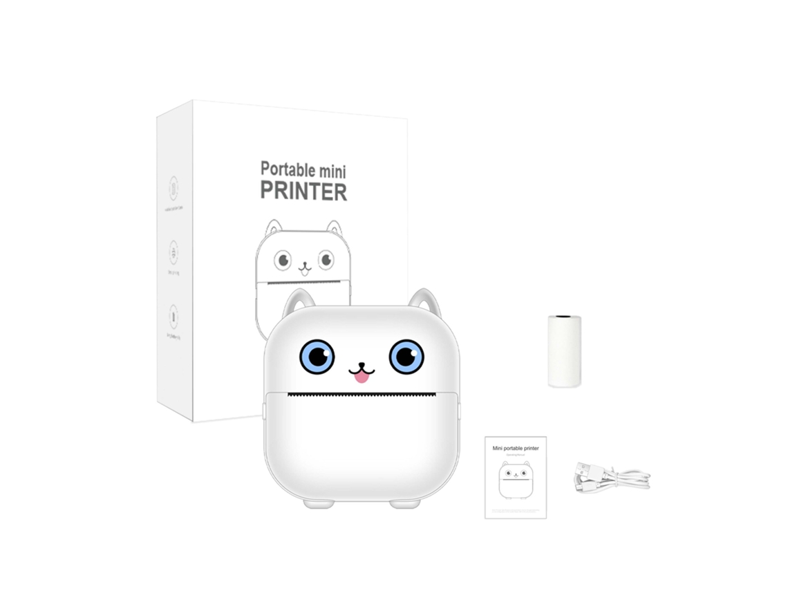 Impresora Térmica Portátil Bluetooth X15 Blanca SIURN