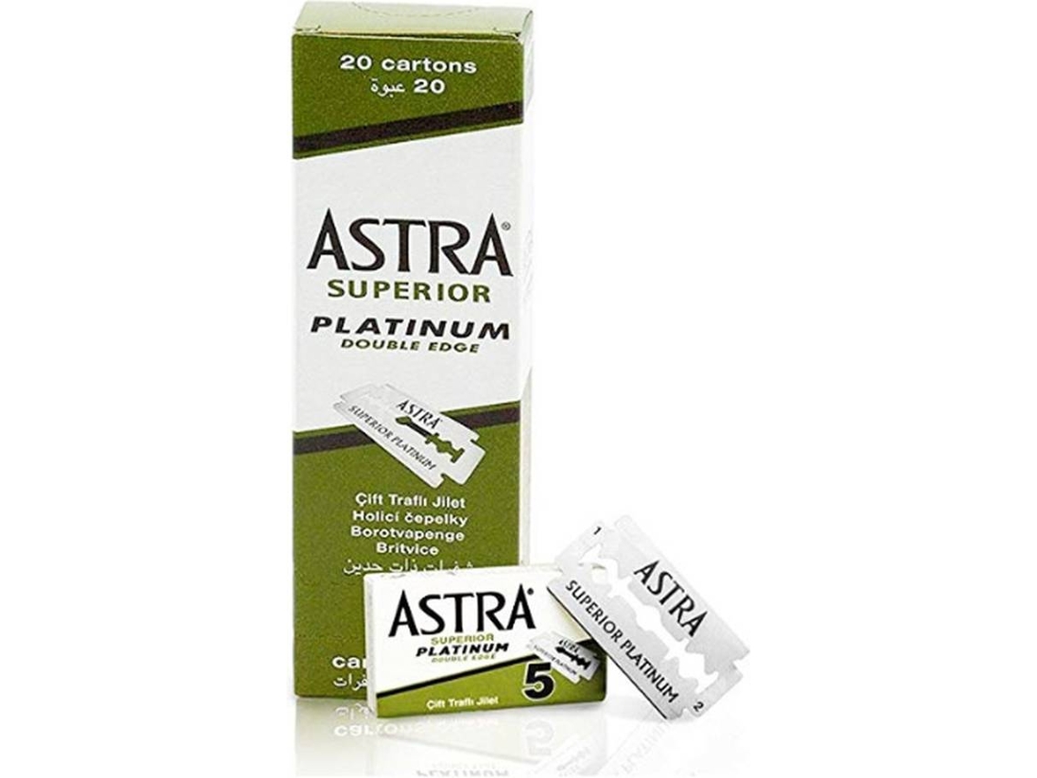 Cuchillas Dobles Superior Platinum Astra