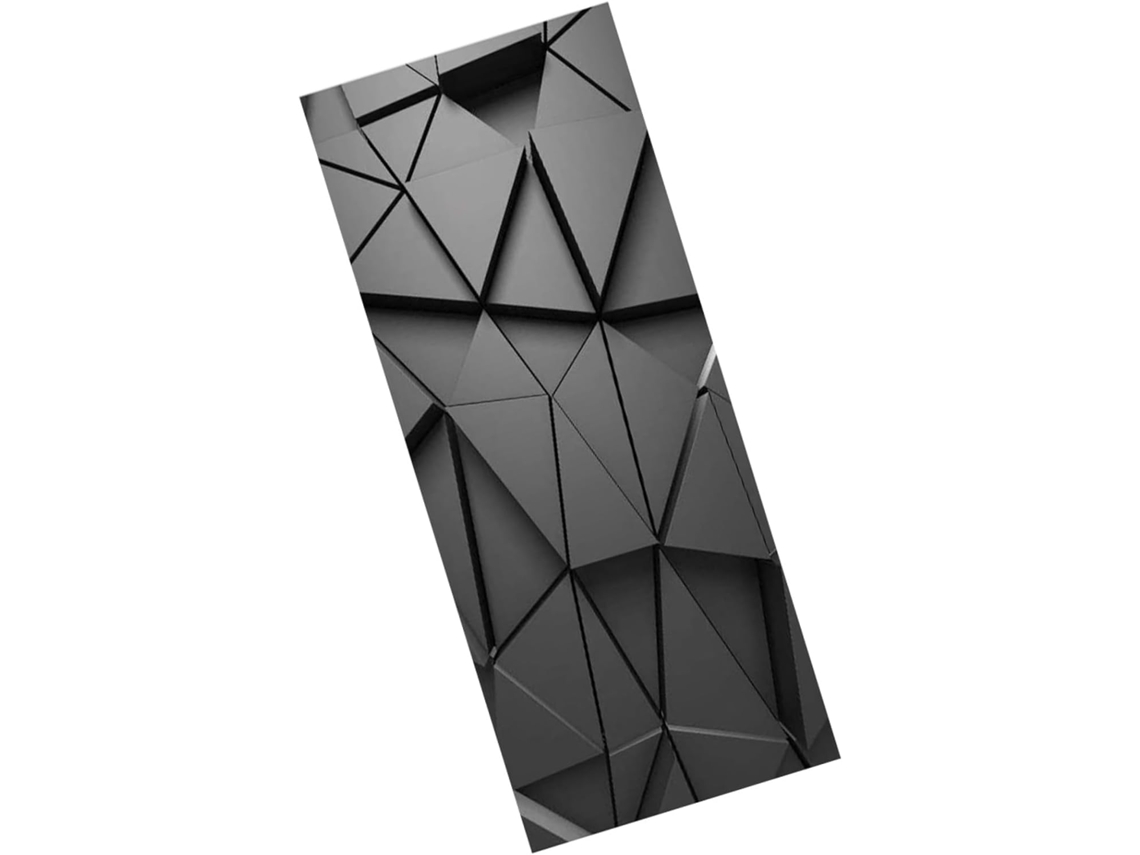 Puerta 2 90x200 Adhesivo De Pared Autoadhesivo Para Pvc Negro, Impermeable Y Fácil De Colocar