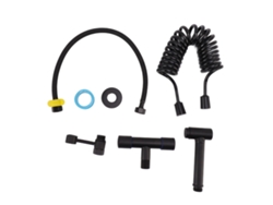 Rociador de bidé portátil negro para baño