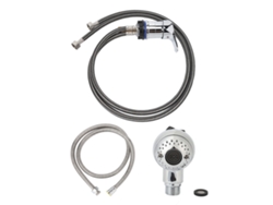 Kit de torneira pulverizadora para shampoo de banheiro 2026 para salão de cabeleireiro com mangueira flexível de 120 cm e tubo de 100 cm, economizando água.