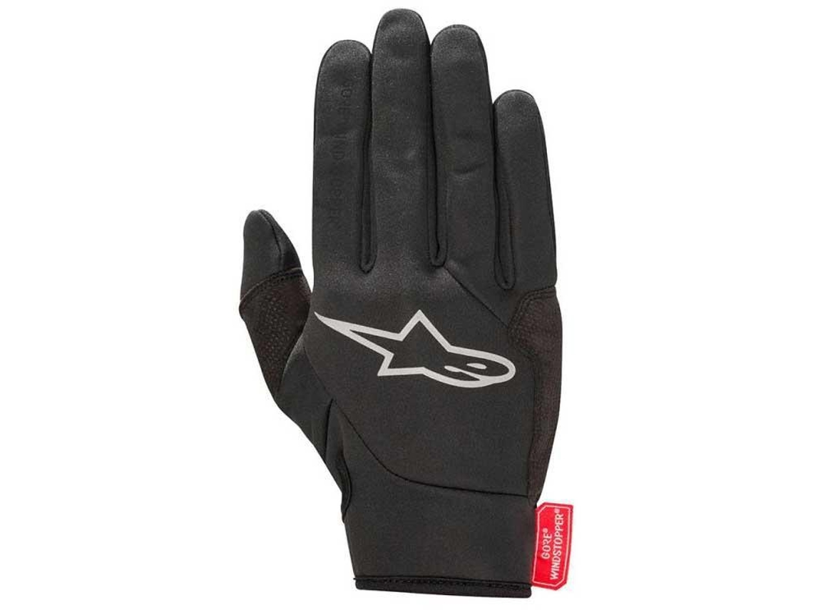 Guantes para Hombre ALPINESTARS Cascade Goretex Infinium Windstopper Negro para Ciclismo (XL)