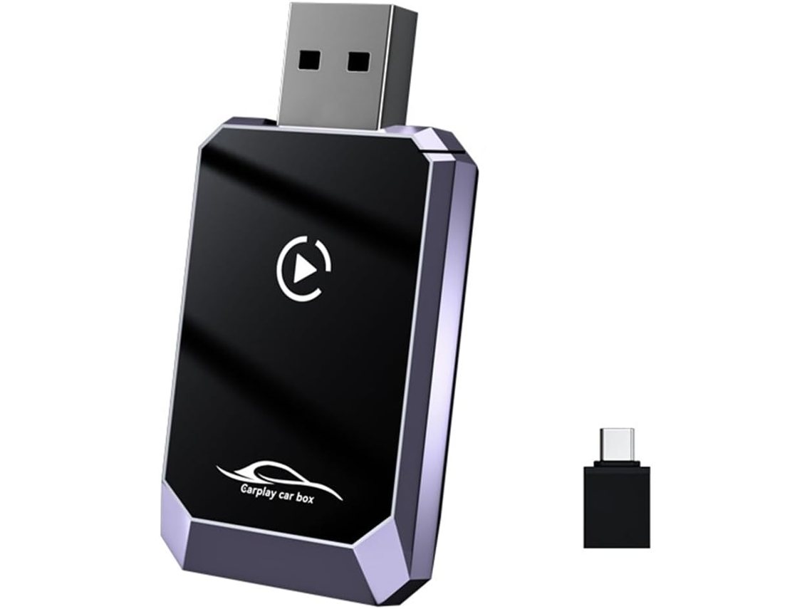 Adaptador Wifi Inteligente 2 En 1 Para Carplay Inalámbrico Y Android Auto, Plug Play, Convierte Cables