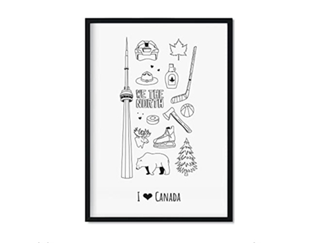 Nacnic Lámina NACNIC de Canada (A3)