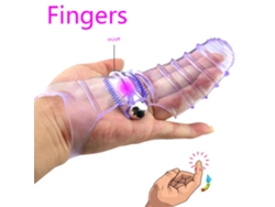 Manga Vibradora Para Dedo Vibrador Masaje Punto G Estimulación Clítoris Juguetes Sexuales Para Mujer