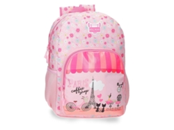 Mochila con Ruedas MOVOM (40 cm - Poliéster - Rosa)