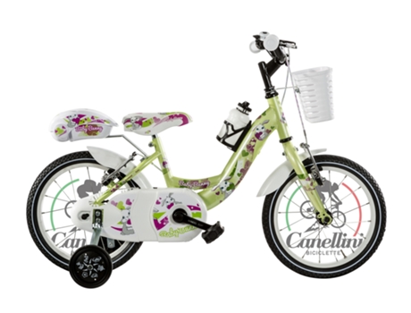 Bicicleta niño CANELLINI Venere 14 BABY BUNNY (verde claro)