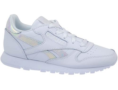 Zapatillas Deportivas REEBOK Classic Leather Niños (Blanco -Material Sintético -31,5)
