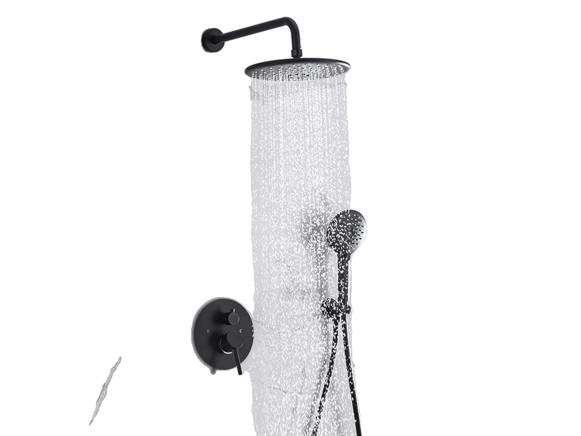 Sistema de ducha de lluvia, control de dos grifos, grifo termostático, por