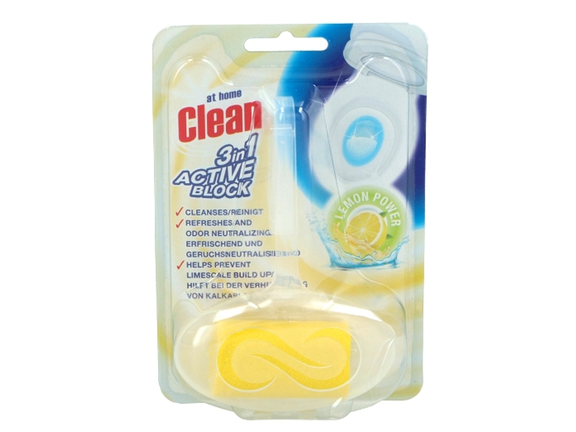 At Home Clean, ambientador de baño, aroma a limón, 40 g