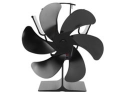 Ventilador De Sobremesa Con 6 Aspas, Arranque Automático, Resistente A Altas Temperaturas, Lt385 4 Negro 165 Mm