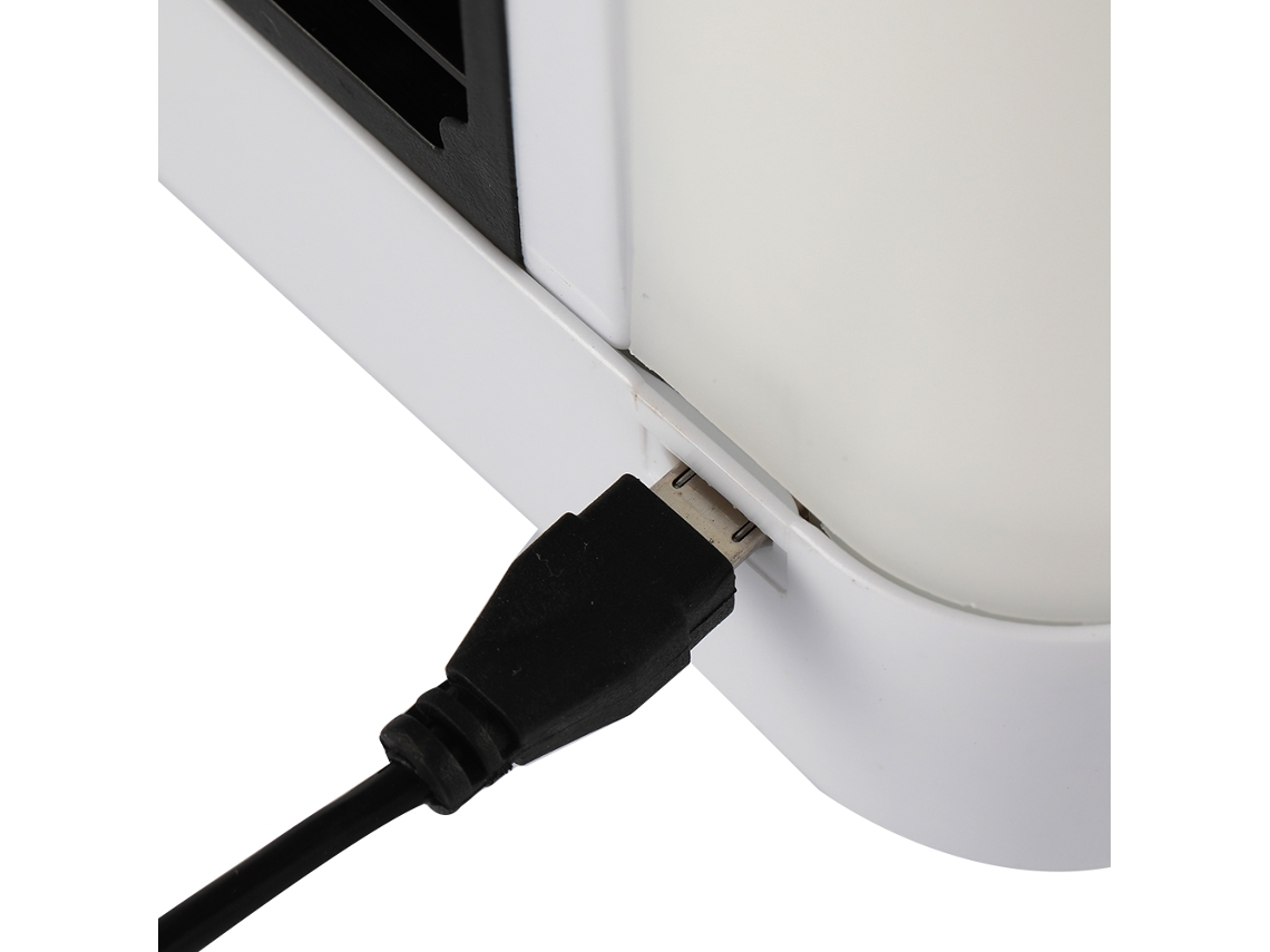 Mini enfriador de aire LED silencioso 20d26n con panel ajustable para el hogar, la oficina y el automóvil: ecológico y de bajo consumo energético.