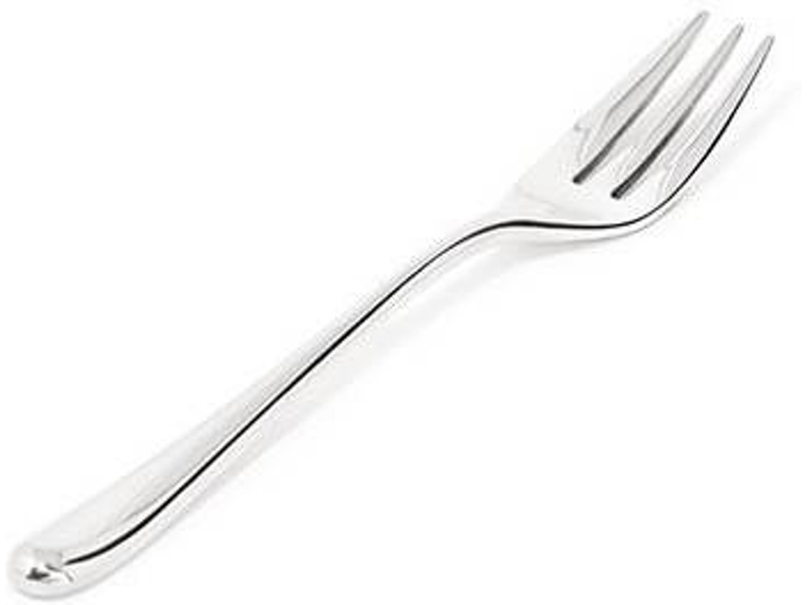 Set 6 Tenedores de Postre ALESSI Caccia Silver (Gris - Acero Inox - 16 cm)