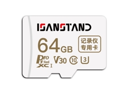 Tarjeta de memoria TF Isanstand V30 U3 de 64 GB, 256 GB/128 GB/64 GB, clase 10 de alta velocidad, grabación HD U3, Micro SD