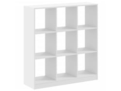 Maison Exclusive - Estantería De Madera De Ingeniería Blanca 102x32x108 Cm