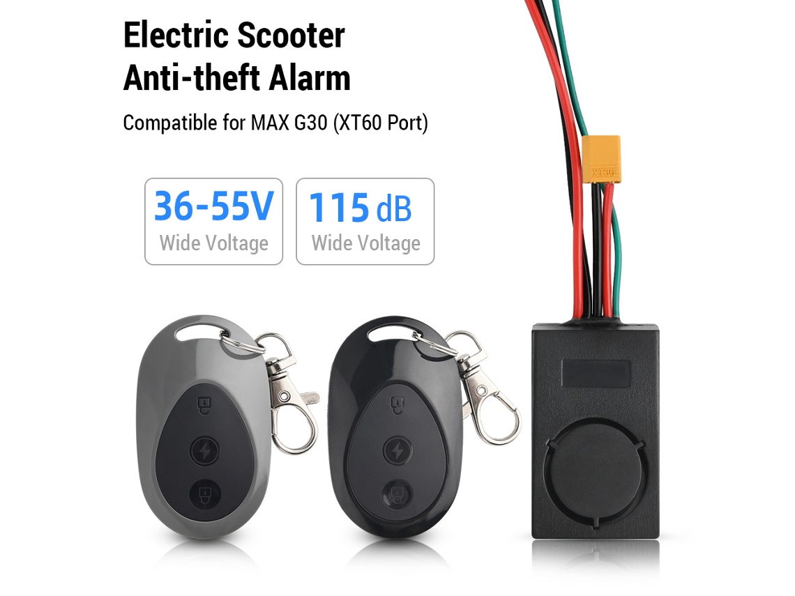 Alarma Antirrobo De 115 Db Para Patinete Eléctrico, Compatible Con El Mando A Distancia Xt60 Max-g30.