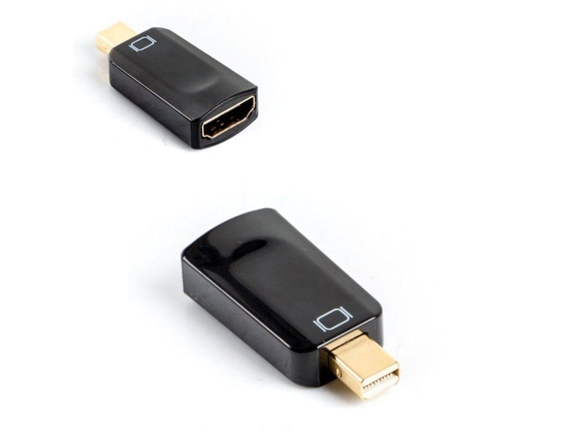Adaptador HALINUIA compatible con Mini DisplayPort macho a HDMI hembra