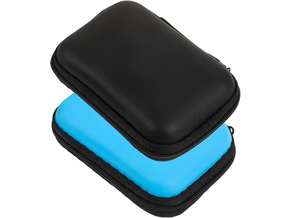Estuche de 2 piezas para disco duro externo, estuche portátil para almacenamiento de discos duros, protección para viajes y almacenamiento. Jortmrd