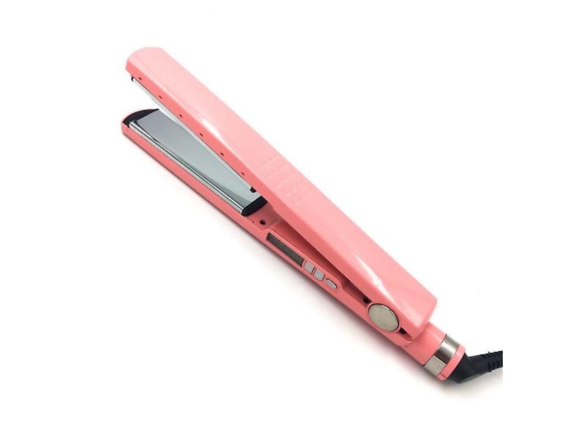 Mini plancha de pelo, férula recta pequeña, férula eléctrica, rizador de pelo y alisador de pelo de cerámica de doble función YEMAESRE