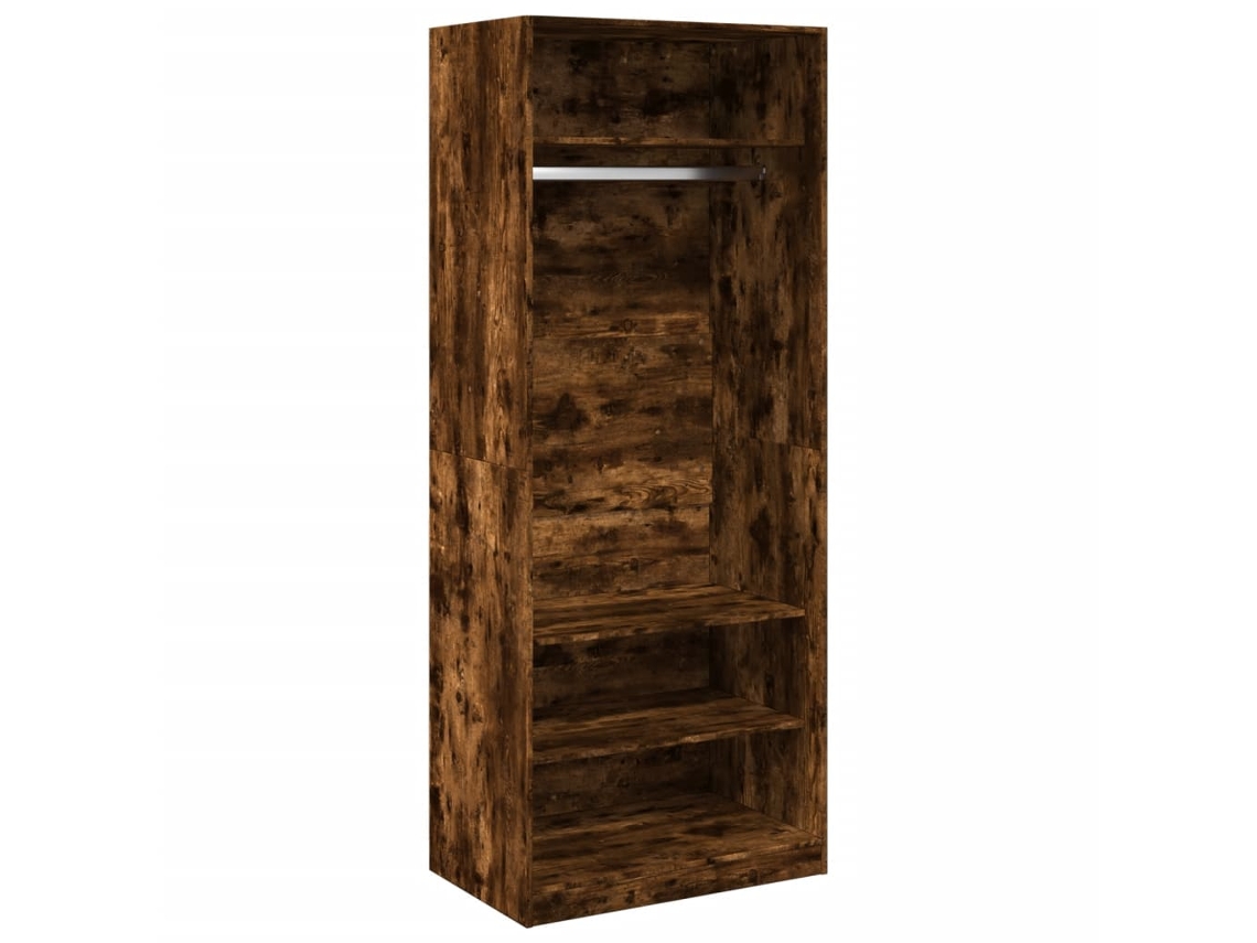Armario Roble Ahumado MAISON EXCLUSIVE en derivados de la madera 80x50x200 cm