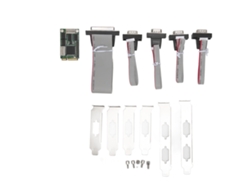Tarjeta Controladora Industrial Mini Pcie Ch384l Con 4 Puertos Serie Y 1 Puerto Paralelo Para Windows