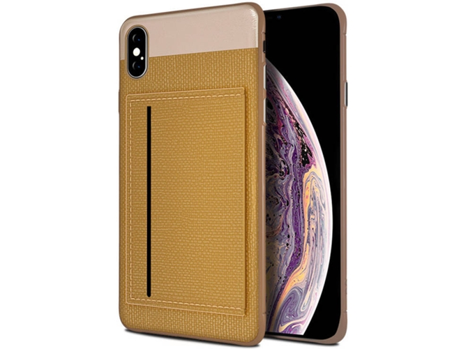 Funda iPhone X, XS WISETONY Jinuoshuma-75 Dorado
