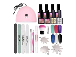 Kit de esmalte de uñas en gel con lámpara LED UV para principiantes Ly Ebike
