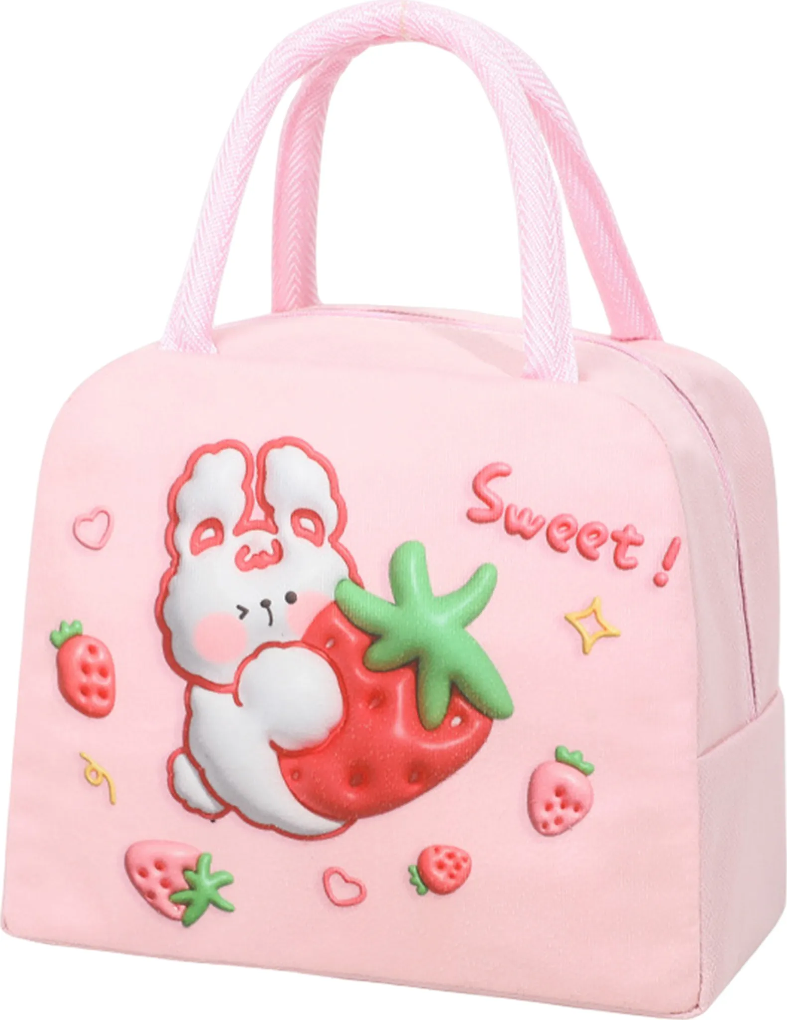 Bonito Conejo De Fresa Rosa Para Niños