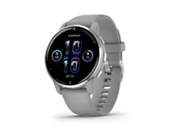 Reloj Deportivo GARMIN Venu 2 Plus (Bluetooth - Hasta 9 días de autonomía - Plata)
