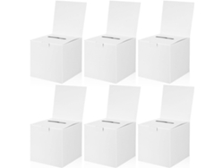 Cajas De Cartón Para Rifas (6 Unidades), Urnas Para Votación Y Boletos, Organizadores De