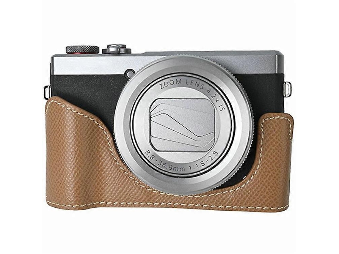 Funda protectora de cuero PU compatible con Canon PowerShot G7 X Mark III / G7 X Mark II