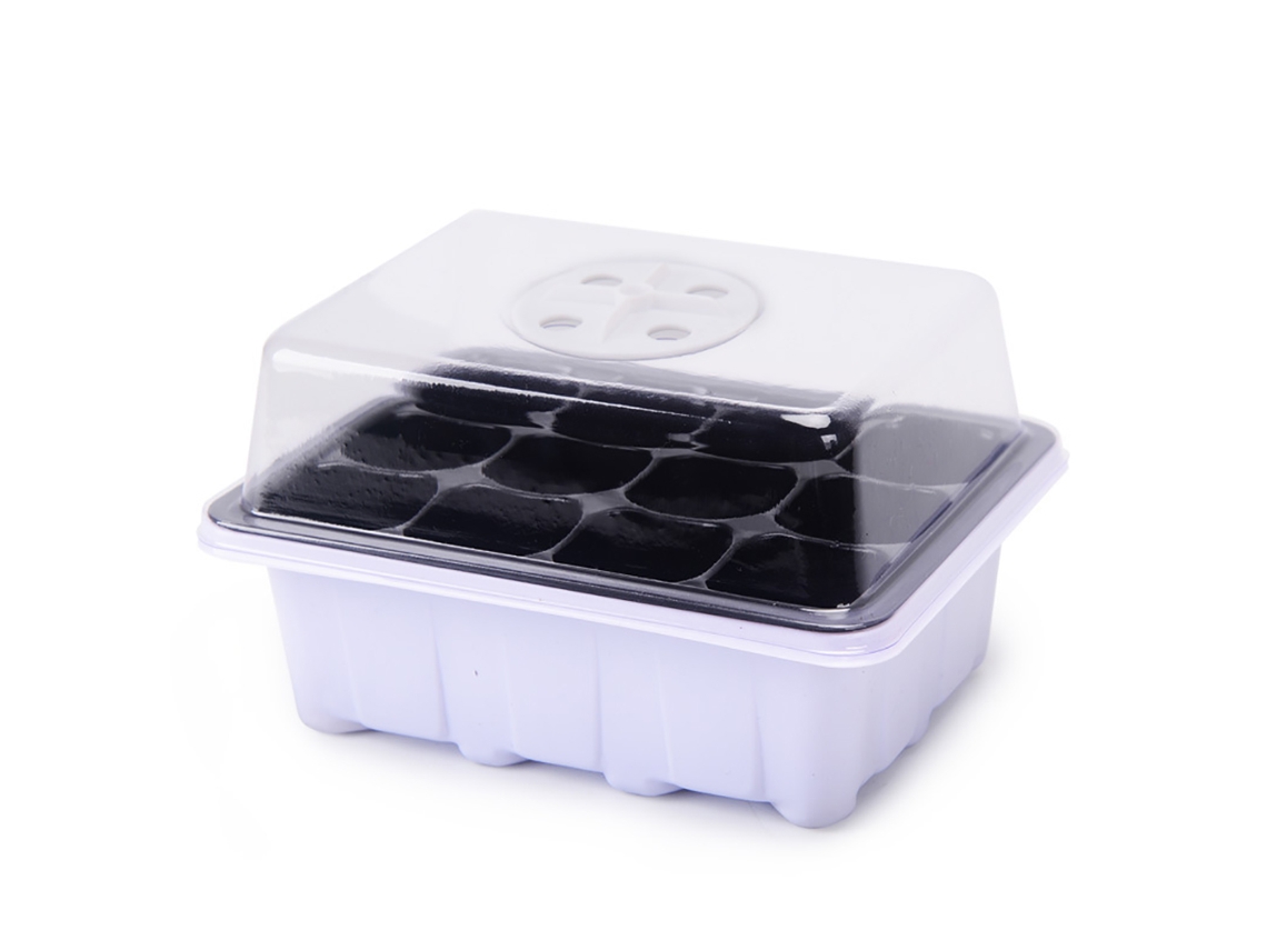 Bandeja para semilleros con 12 agujeros para jardín/encimera - Worten