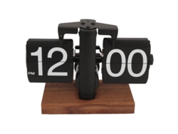 2026-reloj De Volteo Digital Retro Automático Mecánico Operado Por Baterías Para Decoración De Hogar Oficina Negro