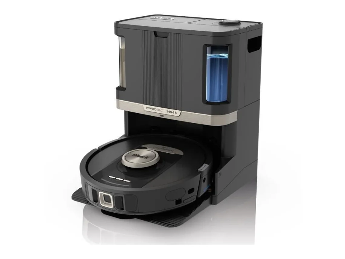 Robot aspirador y fregador 2 en 1 Shark Rv2800zeeu Powerdetect Nevertouch Pro con ventilación automática, autollenado y autolimpieza.