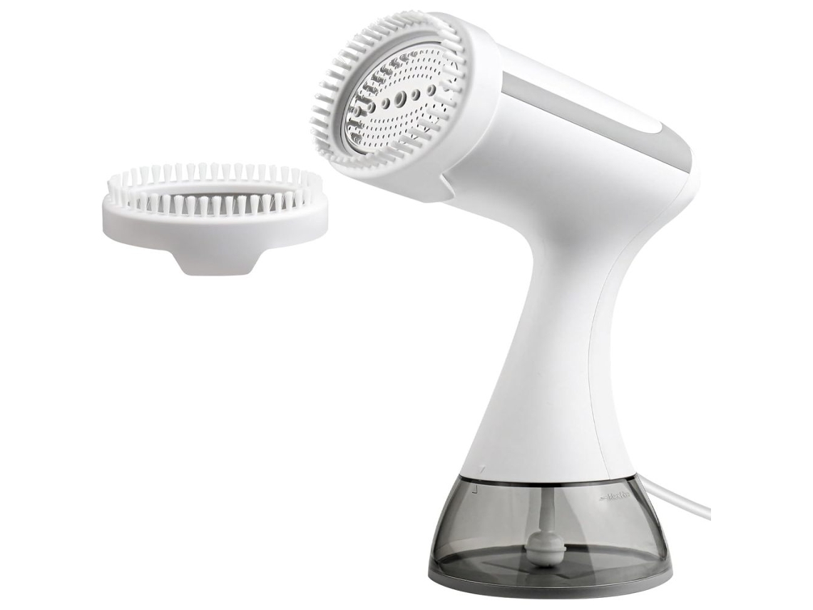 Plancha de vapor de 1500 W, 350 ml, se calienta en 20 s, 130 °C, plegable, ideal para viajes.