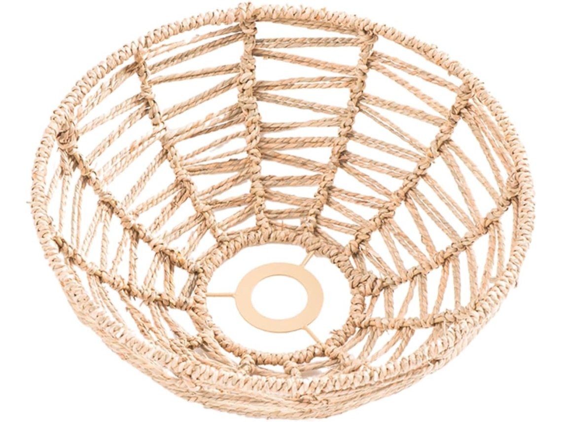 Lámpara De Araña Retro De Cuerda Tejida, Compatible Con Lámparas De Techo Colgantes De Estilo Rústico Vintage.