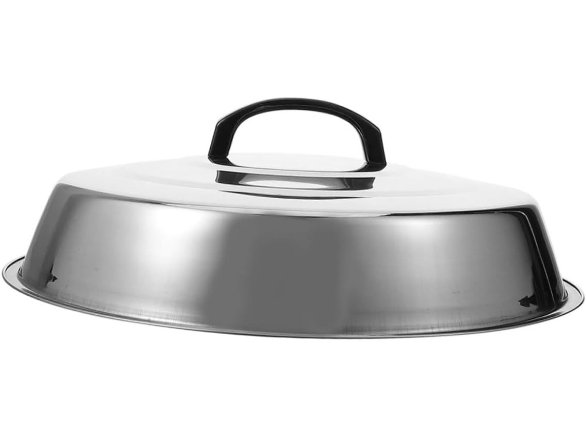 Tapa Redonda De Acero Inoxidable Para Rociar, Ideal Para Vaporeras O Planchas.